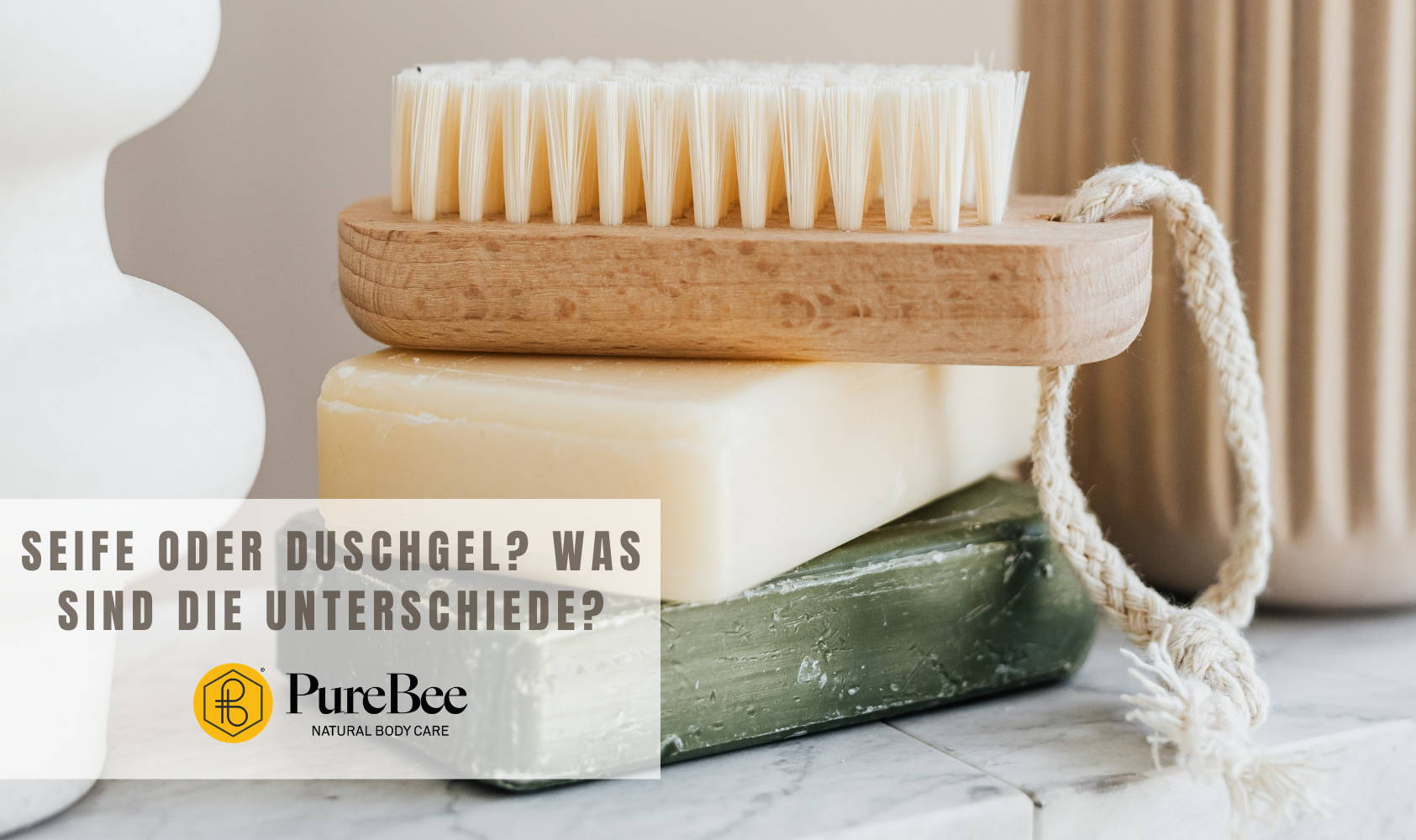 Seife oder Duschgel? Flssig oder fest? Was ist besser? | PureBee Seife oder Duschgel? Flssig oder fest? Was ist besser? | PureBee