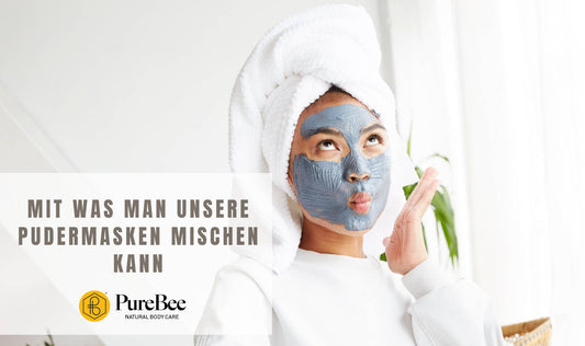 Mit was man unsere Pudermasken mischen kann