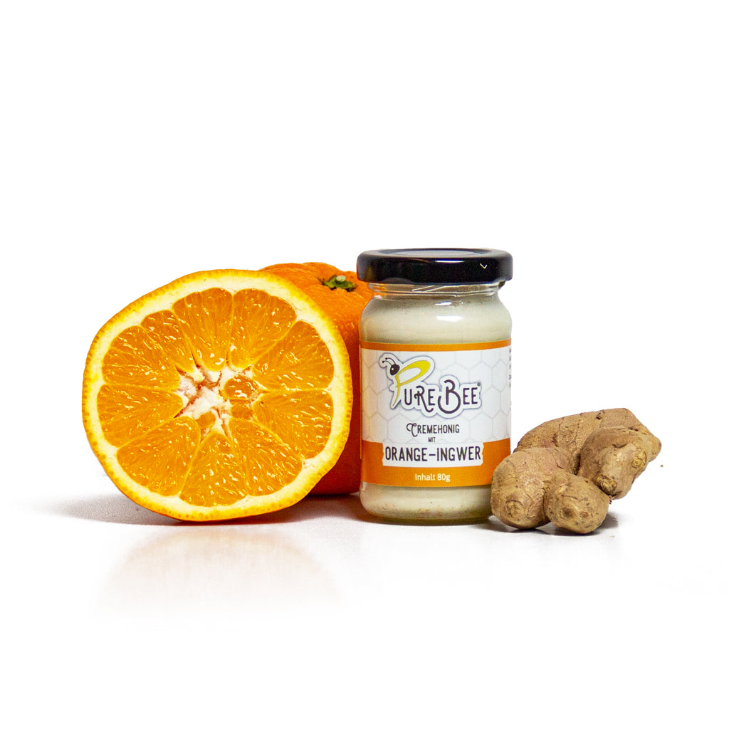 Creamy honey with orange ginger