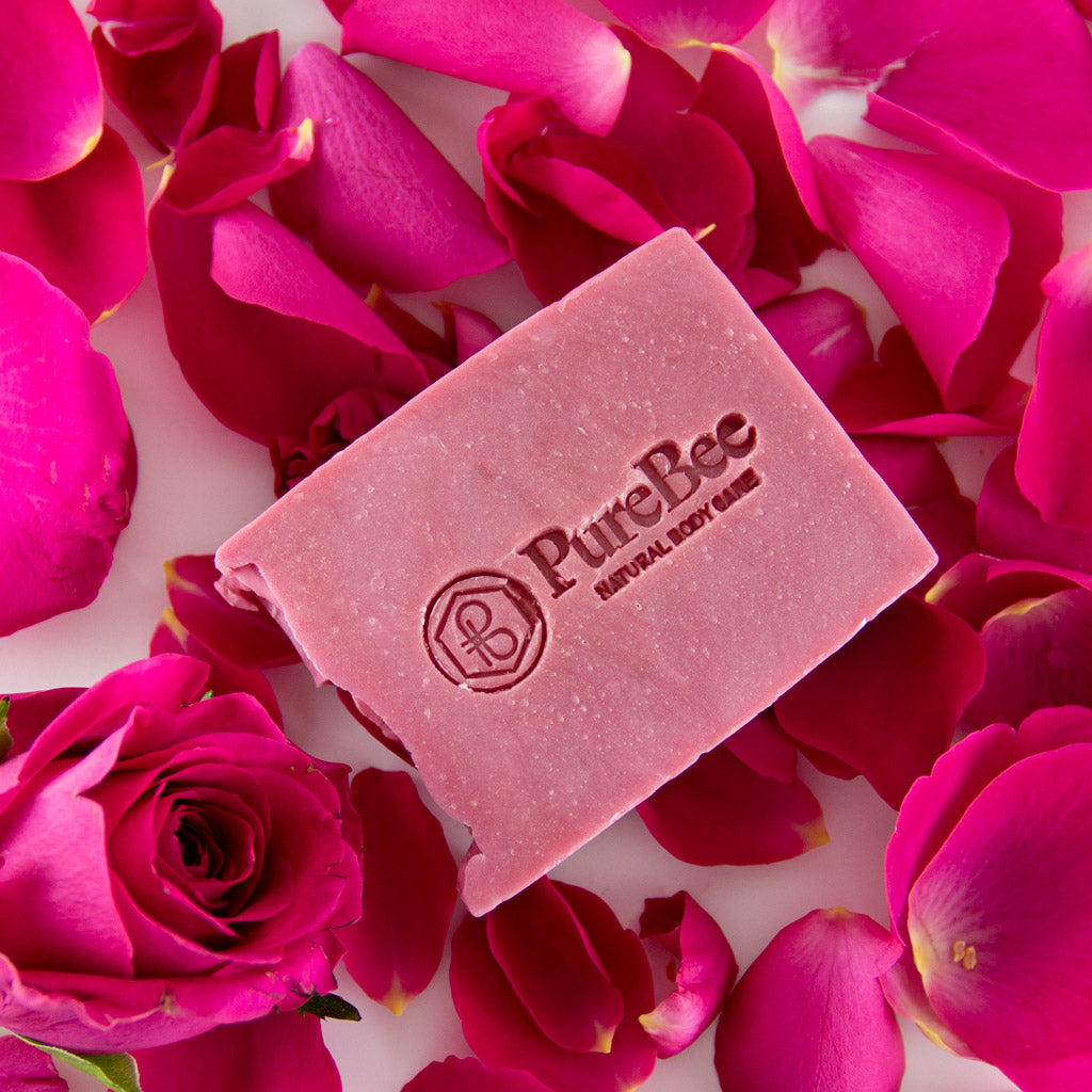 Hand and body soap rose