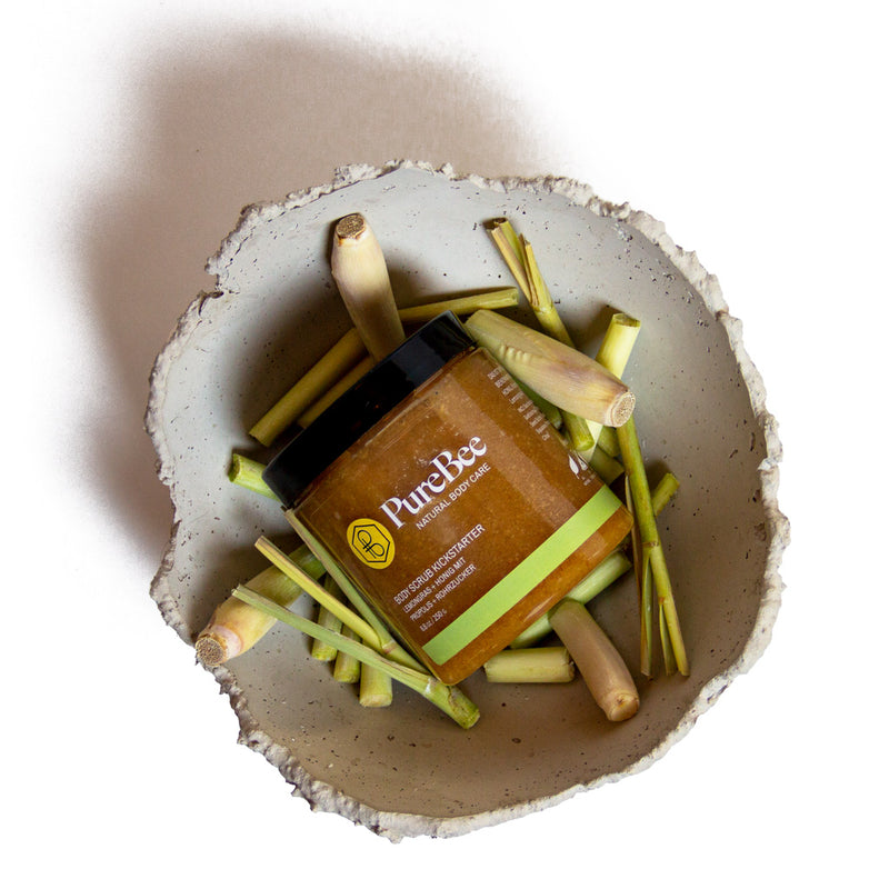 Hi, I'm a Kickstarter - the Lemongrass Body Scrub!