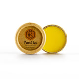 Lip care without aroma in a natural jar